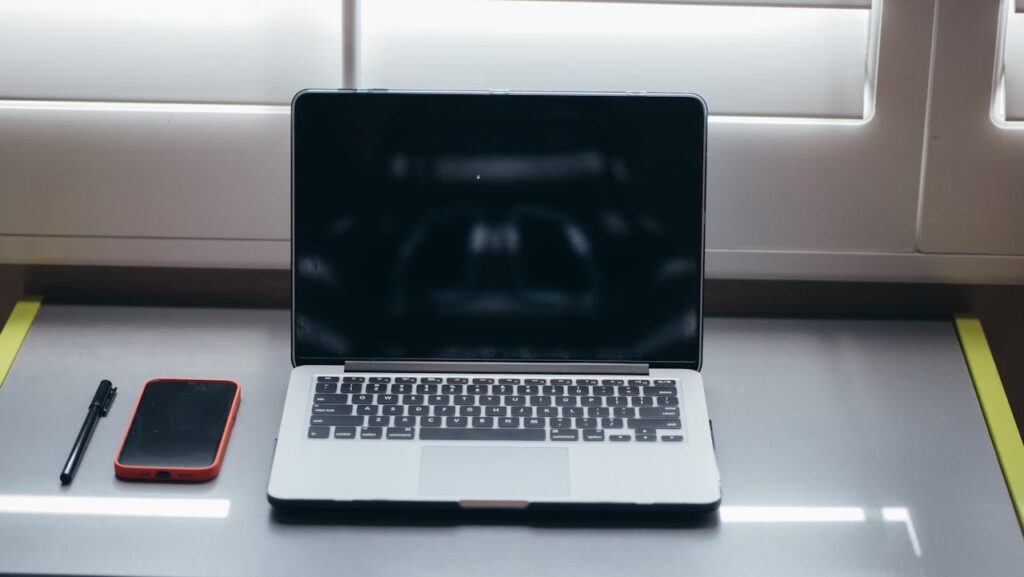 clean professional workspace representing structured linkedin profile without posting